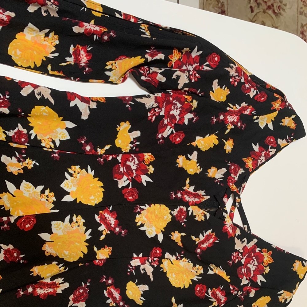 Material girl floral romper